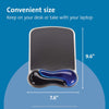 Ergonomic  Duo Gel Mouse Pad with Wrist Rest for Ultimate Comfort and Pain Relief - Non-Skid Design for Home & Office - 9.6