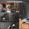 AU-A04 USB Microphone - 192Khz/24Bit Plug & Play Condenser Mic Kit for Podcasting, Gaming, and YouTube Recording