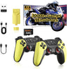 30000+ Wireless Retro Gaming Stick, Retro Gaming Console,Revisit Classic Retro Play Plug and Play Video Gaming Stick,Hd HDMI TV Game Stick,Premium Competitive Dual Controllers Yellow