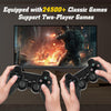 Retro Game Console, Wireless Retro Game Console, 24500+ Games Built-In, 9 Emulators, 4K HDMI Output, Dual 2.4Ghz Wireless Game, Plug and Play Video Games, Black(64G)