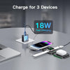 3 in 1 Charging Station for Apple,Magnetic Foldable Charger for Travel,Wireless Charger Pad for Iphone 16/15/14/13/12/Pro/Max/Mini,Airpods Wireless/Pro,Iwatch Ultra/Se/10/9/8/7/6/5/4/3/2