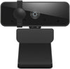 Essential Full HD 1080P Webcam, Dual Microphone, No Driver 1.8M USB 2.0, Wide-Angle, Tilt-Control, 360-Degree Rotation, Black