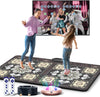 Tik-Tok Dance Mat Game for TV, Christmas Colors Wireless Plug and Play Wrinkle-Free & Non-Slip Electronic Dance Mats, Exercise Dance Pad with Camera for Kids and Adults, Boys & Girls Gifts Toy