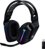 733 Wireless Gaming Headset - Ultimate Comfort with Suspension Headband, Lightsync RGB, Pro-G Audio & Blue VO!CE Mic Technology - Sleek Black Design