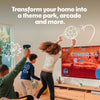 Playground Game System & Travel Case: Indoor Family Game Night, Fun Games & Physical Play, Unique Ai-Powered Motion Tracking Video Game Console, Transforms Living Room into a Family or Party Games