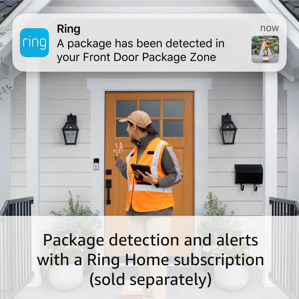 Battery Doorbell plus | Head-To-Toe HD+ Video, Motion Detection & Alerts, and Two-Way Talk (2023 Release)