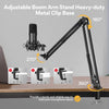 AU-A04 USB Microphone - 192Khz/24Bit Plug & Play Condenser Mic Kit for Podcasting, Gaming, and YouTube Recording