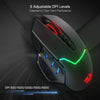 M690 PRO Wireless Gaming Mouse – 8000 DPI, Ergonomic Design, Rapid Fire Key & 8 Macro Buttons for PC/Mac/Laptop Gaming