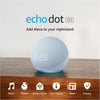 Echo Dot (5Th Gen) with Clock | Compact Smart Speaker with Alexa and Enhanced LED Display for At-A-Glance Clock, Timers, Weather, and More | Cloud Blue