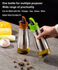 Auto Flip Olive Oil Dispenser Bottle with Stainless Steel Cover for Kitchen,300Ml Oil and Vinegar Bottle