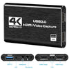 Capture Card Nintendo Switch, 4K HDMI Video Capture Card, Game Capture Card, 1080P 60FPS Video Capture Device, HDMI to USB 3.0 Capture Card for Streaming, Work with Camera/Xbox/Ps4/Ps5/Pc/Obs