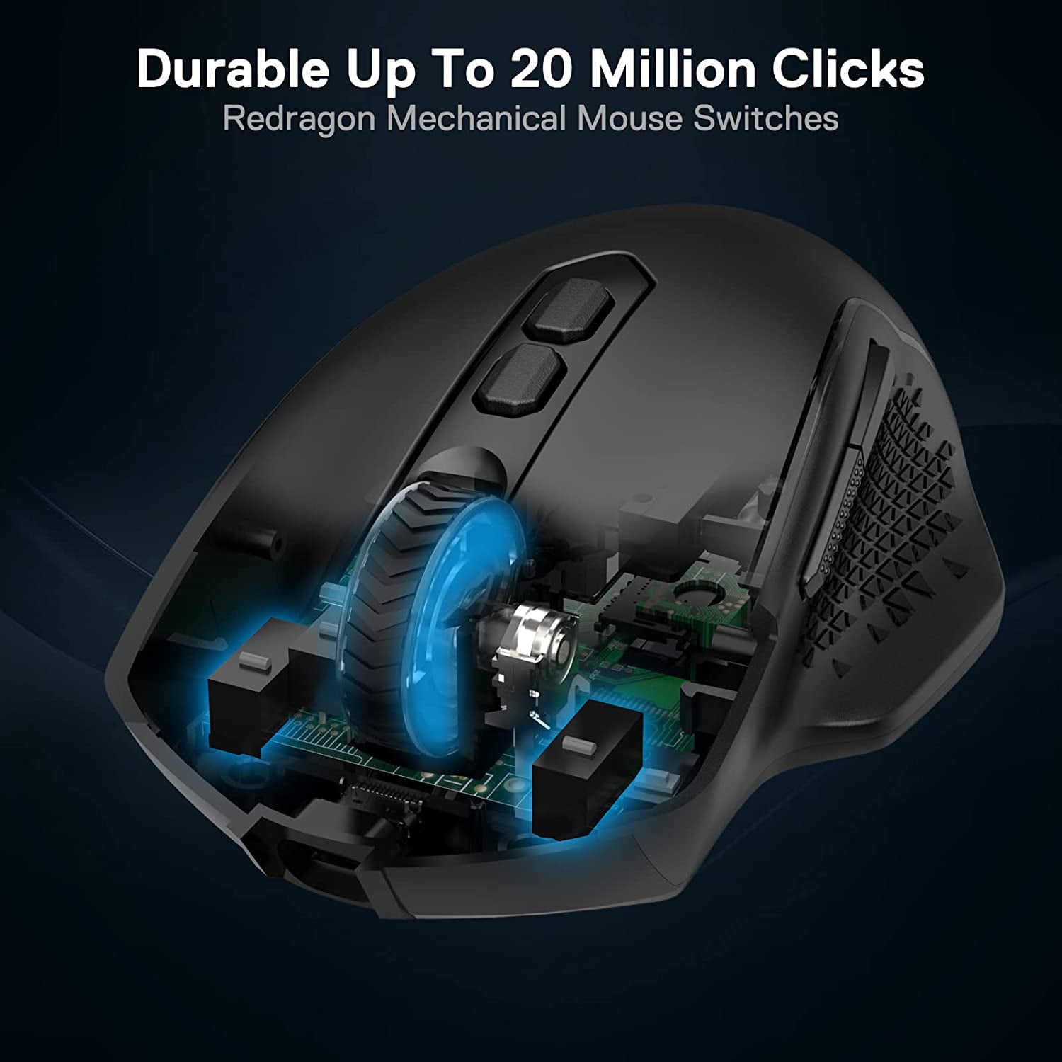 M810 Pro Wireless Gaming Mouse - 10,000 DPI, 8 Macro Buttons, RGB Backlit, 45-Hour Battery Life for Ultimate Gaming Experience on PC/Mac/Laptop