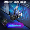 Ultimate Gaming Microphone Bundle - Dynamic XLR/USB Microphone Set with RGB Mixer for Streaming, Podcasting, and Gaming