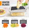 Pro-Series 10-In-1, 8 Blade Vegetable Chopper, Onion Mincer, Cutter, Dicer, Egg Slicer with Container, French Fry Cutter Potato Slicer, Home Essentials & Kitchen Gadgets, Salad Chopper