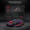 M690 PRO Wireless Gaming Mouse – 8000 DPI, Ergonomic Design, Rapid Fire Key & 8 Macro Buttons for PC/Mac/Laptop Gaming