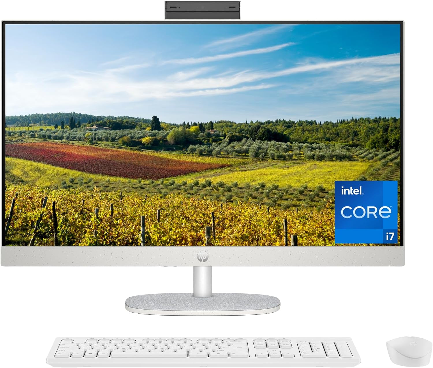 27" All-In-One Desktop PC - 13th Gen Intel Core i7, 12GB RAM, 512GB SSD, FHD Display, Windows 11 Pro - 2023 Model