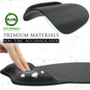 Ergonomic Mouse Pad with Gel Wrist Rest - Ultimate Comfort and Pain Relief for Home or Office, Non-Slip Design, 9.4 x 8.1 Inches, Black