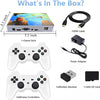 30000 in 1 Pandora Game Box 70S Mini Arcade Stick Retro Game Console,Plug and Play,10+ Emulators,128G TF Card,4K HDMI Output,Dual 2.4G Wireless Controllers