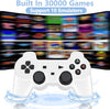 30000 in 1 Pandora Game Box 70S Mini Arcade Stick Retro Game Console,Plug and Play,10+ Emulators,128G TF Card,4K HDMI Output,Dual 2.4G Wireless Controllers