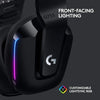 733 Wireless Gaming Headset - Ultimate Comfort with Suspension Headband, Lightsync RGB, Pro-G Audio & Blue VO!CE Mic Technology - Sleek Black Design