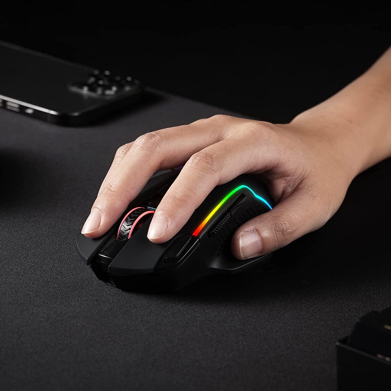 M810 Pro Wireless Gaming Mouse - 10,000 DPI, 8 Macro Buttons, RGB Backlit, 45-Hour Battery Life for Ultimate Gaming Experience on PC/Mac/Laptop