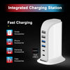 USB Charger , Charging Station for Multiple Devices 45W, Fast Charging Blocks with Dual Type C Ports, USB Charging Hub Organizer Multiport for Iphone, Ipad, Kindle, Travel Accessories