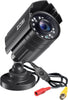 2.0MP 1080P HD Hybrid Security Camera - 4-in-1 CCTV with 80Ft IR Night Vision, Weatherproof for Indoor/Outdoor Use (Black)