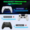 Keyboard for PS5 Controller with Green Backlight, Bluetooth Wireless Mini Keypad Chatpad for Playstation 5, Built-In Speaker & 3.5Mm Audio Jack for PS5 Controller Accessories